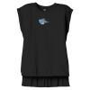 Women's Flowy Muscle Tee With Rolled Cuffs Thumbnail