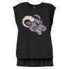 Women's Flowy Muscle Tee With Rolled Cuffs Thumbnail