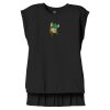 Women's Flowy Muscle Tee With Rolled Cuffs Thumbnail