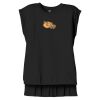 Women's Flowy Muscle Tee With Rolled Cuffs Thumbnail