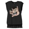 Women's Flowy Muscle Tee With Rolled Cuffs Thumbnail