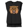 Women's Flowy Muscle Tee With Rolled Cuffs Thumbnail