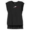 Women's Flowy Muscle Tee With Rolled Cuffs Thumbnail