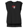 Women's Flowy Muscle Tee With Rolled Cuffs Thumbnail