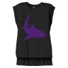 Women's Flowy Muscle Tee With Rolled Cuffs Thumbnail