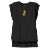 Women's Flowy Muscle Tee With Rolled Cuffs Thumbnail