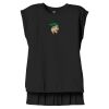 Women's Flowy Muscle Tee With Rolled Cuffs Thumbnail