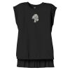 Women's Flowy Muscle Tee With Rolled Cuffs Thumbnail