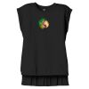 Women's Flowy Muscle Tee With Rolled Cuffs Thumbnail