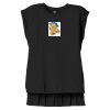 Women's Flowy Muscle Tee With Rolled Cuffs Thumbnail