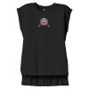 Women's Flowy Muscle Tee With Rolled Cuffs Thumbnail