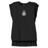 Women's Flowy Muscle Tee With Rolled Cuffs Thumbnail