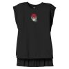 Women's Flowy Muscle Tee With Rolled Cuffs Thumbnail