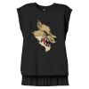 Women's Flowy Muscle Tee With Rolled Cuffs Thumbnail