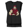 Women's Flowy Muscle Tee With Rolled Cuffs Thumbnail