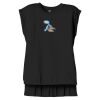Women's Flowy Muscle Tee With Rolled Cuffs Thumbnail
