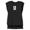 Women's Flowy Muscle Tee With Rolled Cuffs Thumbnail