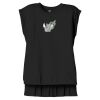 Women's Flowy Muscle Tee With Rolled Cuffs Thumbnail