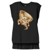 Women's Flowy Muscle Tee With Rolled Cuffs Thumbnail