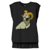 Women's Flowy Muscle Tee With Rolled Cuffs Thumbnail