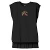 Women's Flowy Muscle Tee With Rolled Cuffs Thumbnail