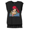 Women's Flowy Muscle Tee With Rolled Cuffs Thumbnail