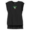 Women's Flowy Muscle Tee With Rolled Cuffs Thumbnail