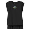 Women's Flowy Muscle Tee With Rolled Cuffs Thumbnail