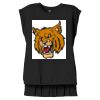 Women's Flowy Muscle Tee With Rolled Cuffs Thumbnail