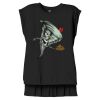 Women's Flowy Muscle Tee With Rolled Cuffs Thumbnail