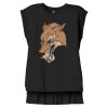 Women's Flowy Muscle Tee With Rolled Cuffs Thumbnail