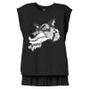 Women's Flowy Muscle Tee With Rolled Cuffs Thumbnail