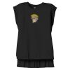 Women's Flowy Muscle Tee With Rolled Cuffs Thumbnail