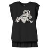 Women's Flowy Muscle Tee With Rolled Cuffs Thumbnail