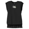 Women's Flowy Muscle Tee With Rolled Cuffs Thumbnail