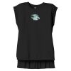 Women's Flowy Muscle Tee With Rolled Cuffs Thumbnail