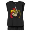 Women's Flowy Muscle Tee With Rolled Cuffs Thumbnail