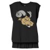 Women's Flowy Muscle Tee With Rolled Cuffs Thumbnail