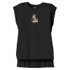 Women's Flowy Muscle Tee With Rolled Cuffs Thumbnail