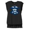 Women's Flowy Muscle Tee With Rolled Cuffs Thumbnail