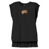 Women's Flowy Muscle Tee With Rolled Cuffs Thumbnail