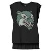 Women's Flowy Muscle Tee With Rolled Cuffs Thumbnail