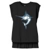 Women's Flowy Muscle Tee With Rolled Cuffs Thumbnail