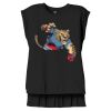 Women's Flowy Muscle Tee With Rolled Cuffs Thumbnail
