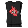 Women's Flowy Muscle Tee With Rolled Cuffs Thumbnail