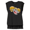 Women's Flowy Muscle Tee With Rolled Cuffs Thumbnail