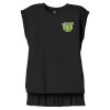Women's Flowy Muscle Tee With Rolled Cuffs Thumbnail