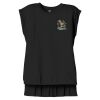 Women's Flowy Muscle Tee With Rolled Cuffs Thumbnail