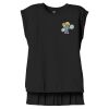 Women's Flowy Muscle Tee With Rolled Cuffs Thumbnail