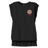 Women's Flowy Muscle Tee With Rolled Cuffs Thumbnail